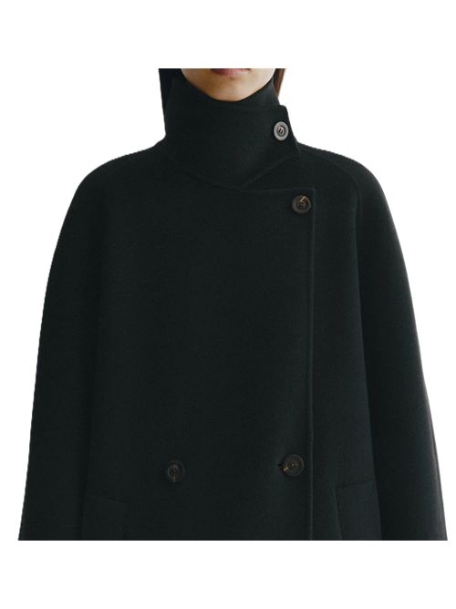 Doublé Button Coat Lisa Yang | 2026618BL BLACK